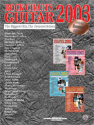 Rock Charts Guitar 2003 by Various - Annual Edition - for Guitar Tab