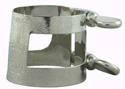 Ligature--b-flat Clar Bonade Inverted - 2-screw - Nickel-plated for Accessorie